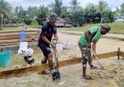 Pra TMMD Ke-112 Di Kampung Okor Seluruh Personel Fokus Bangun Pondasi Rumah