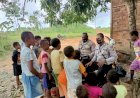 Dalam Program SI-IPAR, Polres Boven Digoel Ajarkan Baca Tulis pada Anak- Anak