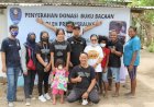 Pengurus Pena Real Madrid De Indonesia Serahkan Buku di Pondok Baca Betlehem Kampung Onggaya