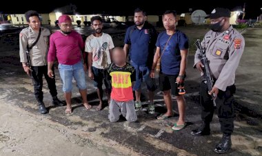 Sat Reskrim Polres Mappi Tangkap pelaku Pemerkosaan Terhadap Sepupu Sendiri 