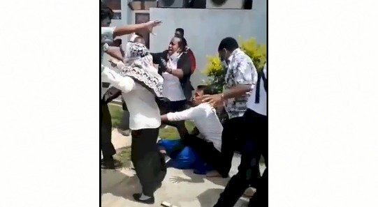 Potongan Gambar Tawuran di SMA Negeri 1 Merauke