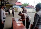 Kapolres Boven Digoel Pimpin Serah Terima Jabatan Wakapolres dan Kapolsek Jair