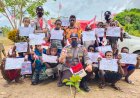 Satgas Binmas Noken Polres Merauke laksanakan Program Si Ipar “Polisi Pi Ajar“