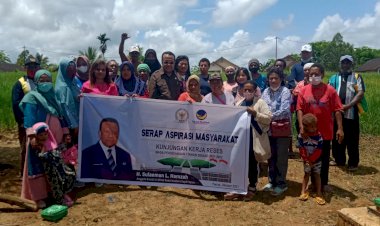 Kungker Reses Sulaeman Hamzah Berikan Bantuan Bibit Alpukat kepada Kelompok Tani di Boven Digoel