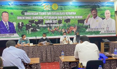 Dirjen Peternakan Dan Kesehatan Hewan Bersama Sulaeman L. Hamzah Lakukan Bimtek Penerima Bantuan Hewan Ternak 