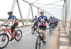 Jaga Kebugaran, Danlantamal XI Giatkan Olah Raga Sepeda