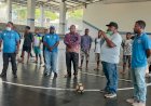 Tendang Bola Kearah Gawang Bertanda Pembukaan Futsal Bupati Cab 1 Tolikara, Resmi di Buka