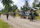 Gabungan TNI-POLRI Lakasnakan Patroli dan Sosialisasi Vaksinasi di Distrik Mindiptana Boven Digoel