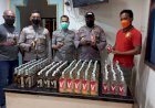 Polisi Amankan Ratusan Botol Minuman Keras Ilegal di KM. Dobonsolo