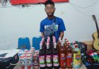 Polisi Kembali Amankan Pelaku Penjual Miras Secara Ilegal di Seputaran Waena