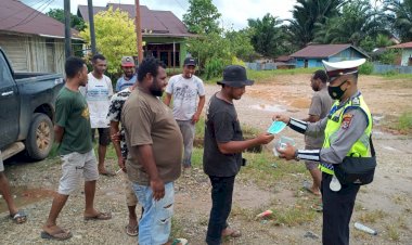 Polres Boven Digoel Berikan Himbauan Proses dan Vaksinasi