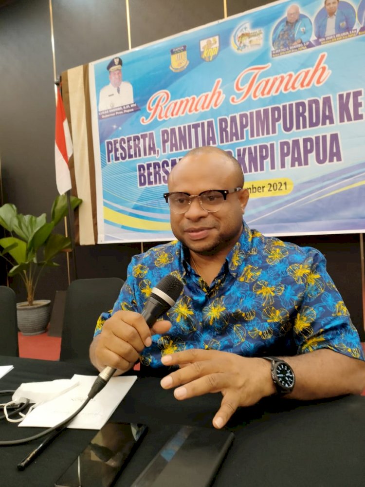 Ketua DPD KNPI Papua, Albertho G Wanimbo 