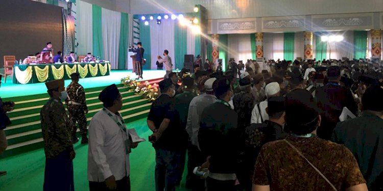 Arena Muktamar Nahdlatul Ulama di Gedung Serbaguna Universitas Islam Negeri (UIN) Raden Intan, Bandar Lampung/RMOL