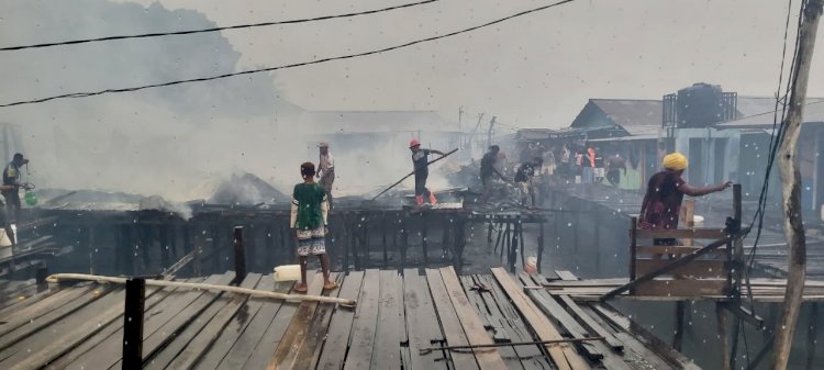 Akibat Bertengkar, Tiga Rumah Hangus Terbakar di Argapura