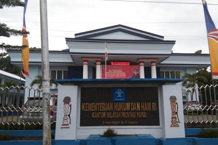 Kantor Kementrian  Hukum dan HAM RI kanwil Provinsi Papua/net