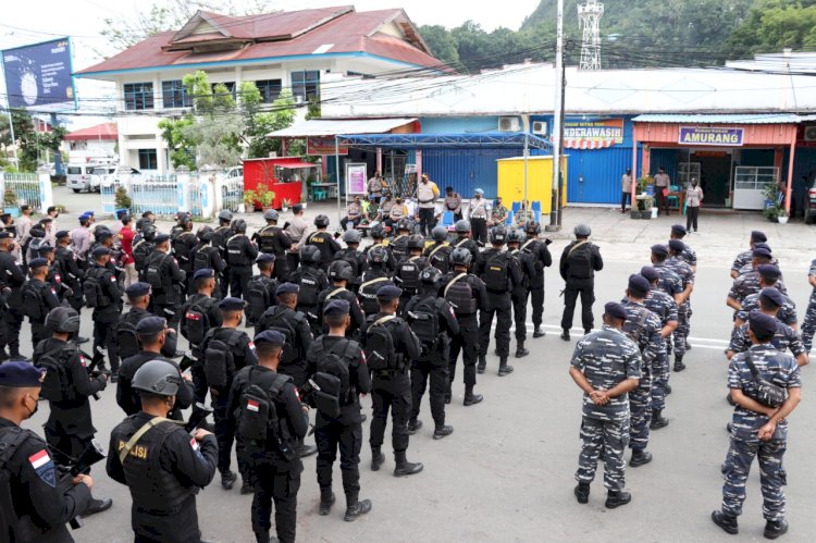 Apel gabungan persiapan pengamanan Malam tahun baru 