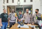 Sinergitas TNI - Polri Amankan Seorang Pria  Saat Mengambil Ganja di Batas Negara RI-PNG