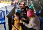 Peserta Vaksin Anak di Gerai Vaksin Presisi Polres Boven Digoel Mengalami Peningkatan