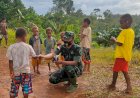 Ciptakan Keharmonisan bersama Warga Boven Digoel, Serka Maulana: Wujud Kemanunggalan TNI dengan Rakyat