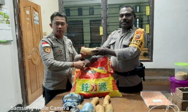 TNI-Polri Kembali Amankan Ganja di Batas Negara Sebanyak 1,5 Kg