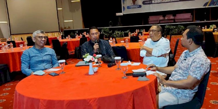 Acara Outlook Pers Kalimantan Timur tahun 2022 di Swiss-Belhotel Samarinda/Ist