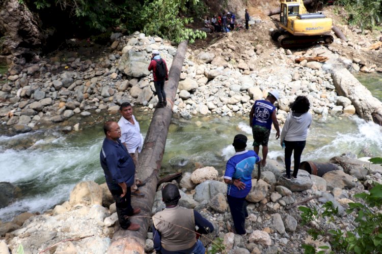 Perbaikan Pipa Transmisi Utama Tuntas/HUMAS PDAM  Kota Jayapura