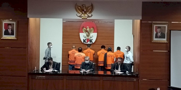 Wakil Ketua KPK Alexander Marwata saat umumkan tersangka suap/RMOL