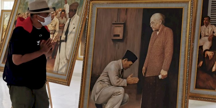 Dahlan Iskan dan lukisan Bung Karno/Ist