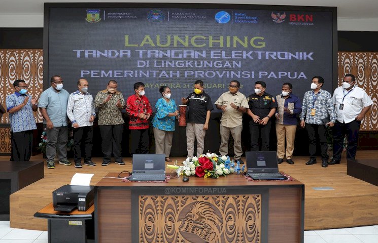 Pemprov Papua Luncurkan Aplikasi TTD Digital, Guna Mempermudah Pengurusan Dokumen Pegawai/Humas Pemprov Papua