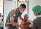 Babinsa Getentiri Boven Digoel Laksanakan Pendampingan Serbuan Vaksinasi