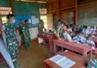 Babinsa Koramil Waropko Boven Digoel Bantu Proses Belajar Mengajar