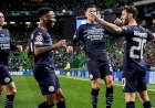 Man City Pesta Gol di Kandang Sporting, Siap Memastikan Diri Masuk di Perempat Final