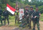 Koramil Mindiptana dan Satgas Pamtas Y 410/Alugoro Laksanakan Patroli Ke Patok MM 9.0 Boven Digoel