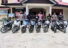 Polsek Japsel Berhasil Amankan 8 Unit Motor  Bersama 3 Pelaku Dan 2 Penadah Hasil Curian