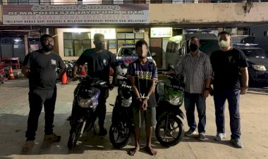 Polisi Bekuk Seorang Pemuda Spesialis Curanmor dan Curas di Kota Jayapura