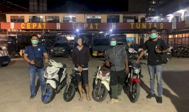 Tim Gabungan Polresta Bekuk Spesialis Pencurian Motor, 20 unit Motor Telah Terjual