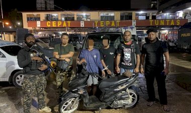 Dua Pelaku Curanmor Diamankan Tim Opsnal Gabungan Polresta di Lokasi Berbeda