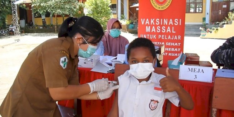 Binda Papua Barat Gelar Vaksinasi Anak dengan Prioritas Siswa Kelas 6 SD