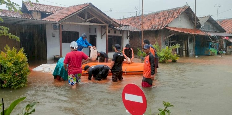  Foto banjir yang terjadi di daerah/Net