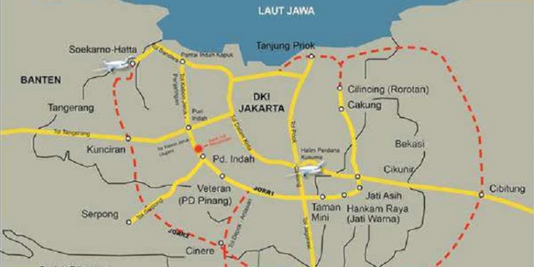 Rute Tol Jakarta/Disway