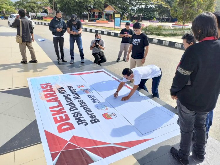 JMSI Deklarasi Dukung KPK Berantas Korupsi di Indonesia 