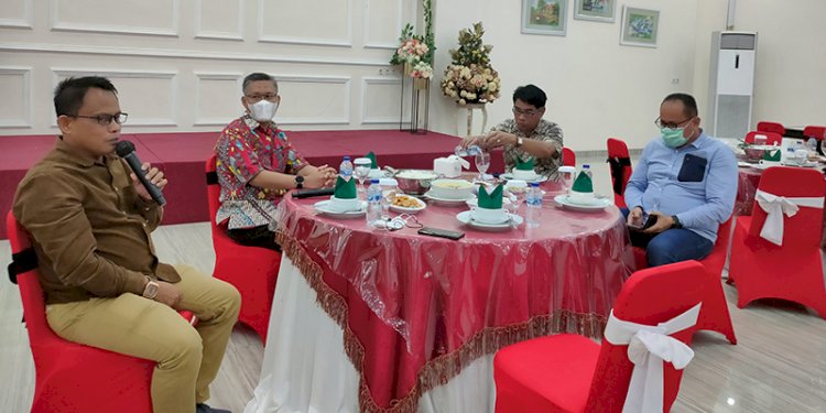 Walikota Kendari Sulkarnain Kadir menjamu makan malam JMSI/Ist