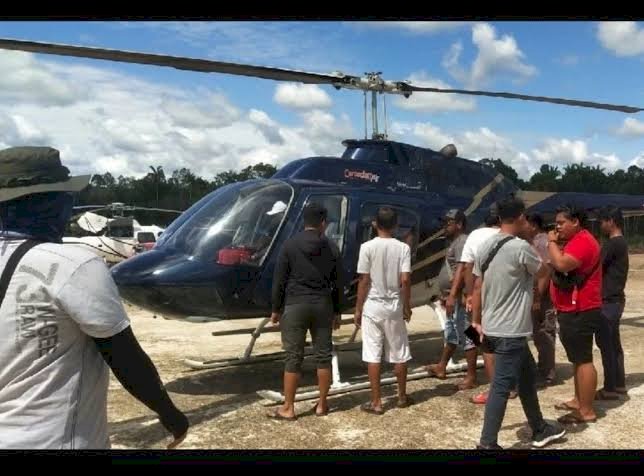 Evakuasi pekerja tambang Pegunungan Bintang ke Kabupaten Boven Digul /Net: ANTARA