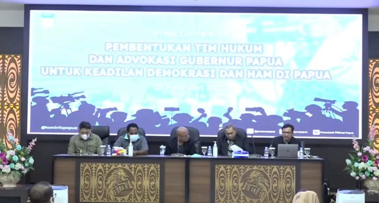 Gubernur Papua Bentuk Tim Hukum Atasi Perlindungan Demokrasi dan HAM di Panah Papua/net