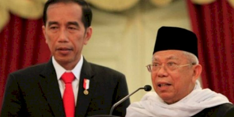 Presiden Joko Widodo dan Wapres Maruf Amin/Net