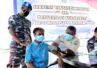 Lantamal XI Lakukan Vaksinasi Dan Pengenalan Kebaharian Untuk Ratusan Pelajar Di Merauke