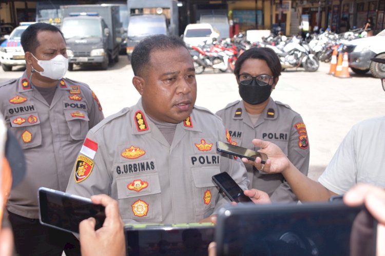 Kapolresta Jayapura Kota Kombes Pol Gustav R. Urbinas