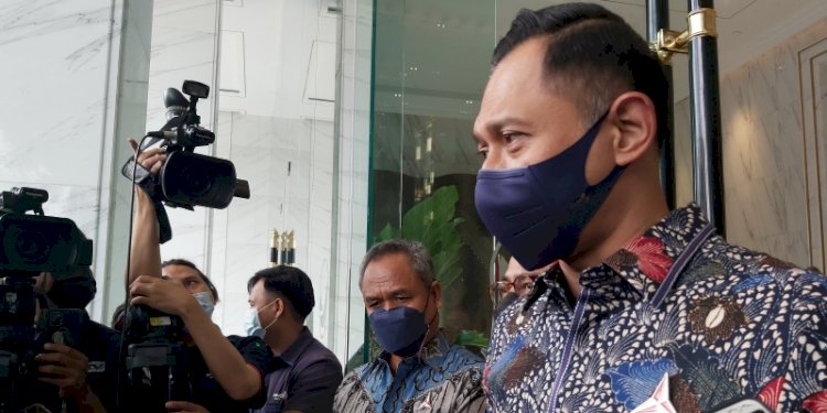 Ketua Umum Partai Demokrat, Agus Harimurti Yudhoyono (AHY) usai bertemu Surya Paloh/RMOL