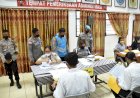 Biro SDM Polda Papua Tinjau Tahap Pemeriksaan Administrasi Awal Pabanrim Polresta Jayapura Kota