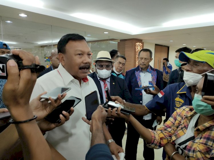 Wakil 1 Ketua Umum KONI Pusat Mayjen TNI (Purn) di Suwarno/RmolPapua